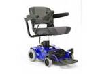PRIDE Go-Chair Portable Power Wheelchair Blue
